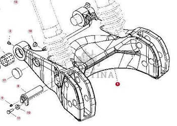 Fendt 930 933 936 939 942 GEN 7 Rama Przedniego TUZ CZĘŚCI 0046091100000 Fendt 930 933 936 939 942 GEN 7 Rama Przedniego TUZ CZĘŚCI 0046091100000