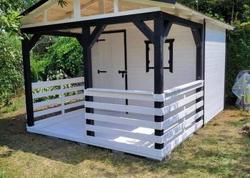 Domek ogrodowy z tarasem montaż gratis transport cały kraj