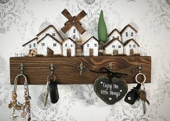 Wieszak na klucze dekoracja ścienna