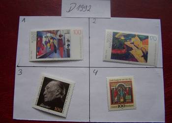 Niemcy 1992 MNH Znaczki z roczników WYBIERAJ Niemcy 1992 MNH Znaczki z roczników WYBIERAJ