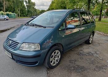 7 osobowy VW Sharan lift p1.9tdi, skrz 6 biegówe, HAK,klima, Opłaty 2027r