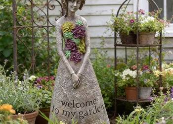 Duża dama ogrodowa "Welcome to my garden"