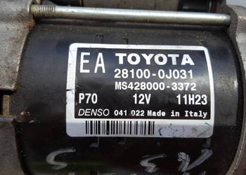 toyota yaris II  1.3 benzyna rozrusznik