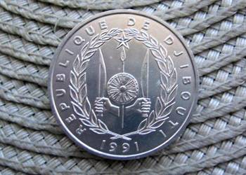 Dżibuti 5 Franków 1991r