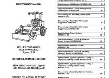 Caterpillar CS433C intrukcja naprawy PL