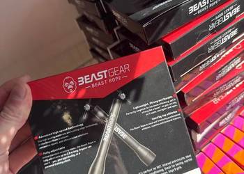 HURT 55 szt. Skakanka Premium Beast Gear - Beast Rope | Crossfit, MMA, Boks