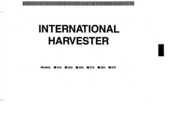 Case IH 454,474,475,574,674 INSTRUKCJA NAPRAW wysyłka !