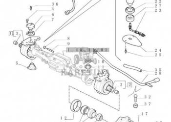 New Holland T6090 Zespół przegubu 87529909