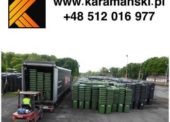 240 L cena już z dostawą, pokemniki na odpady, śmieci, 120 L, 660 L, 1100 L