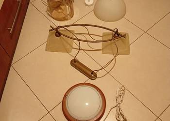 Lampy sufitowe wiszące 4 sztuki