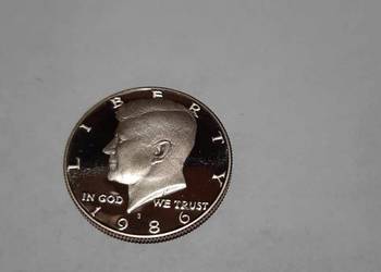 moneta USA ½ dolara, 1986 S (8847) proof