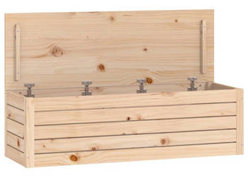 Skrzynia do przechowywania 109x365x33 cm lita sosna WM-823624