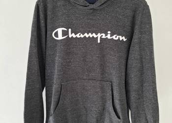 Ciemnoszara bluza z kapturem Champion hoodie kangurka
