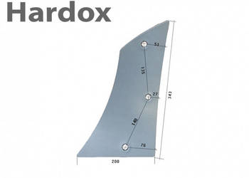 Pierś HARDOX 51155/L części do pługa FROST