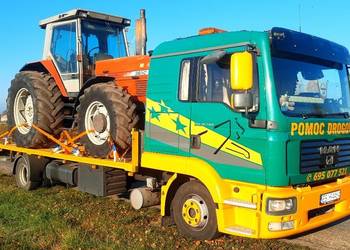 Transport ciągników rolniczych AUTO LAWETA ZŁOCZEW