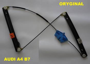 Podnośnik Mechanizm Szyby Audi A4 B7 Przód Prawy Oryginał