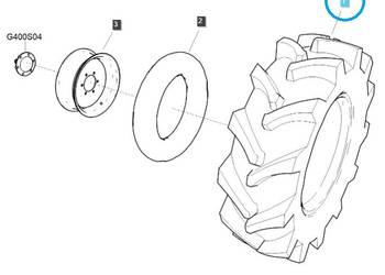 Opona 7-16 / TRG490 / LS Tractor 40007645