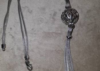 naszyjnik srebrny z kulą