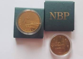 Monety: 2 zł NSZZ Solidarność +2 zł Chełm kapsel + etui NBP