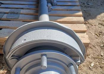 Oś przyczepa rozrzutnik szambiarka wóz ośka