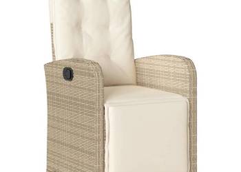 vidaXL Rozkładany fotel ogrodowy z podnóżkiem(SKU:365188)