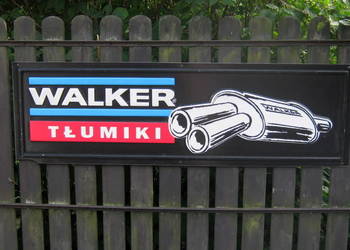 Walker tłumiki szyld reklamowy