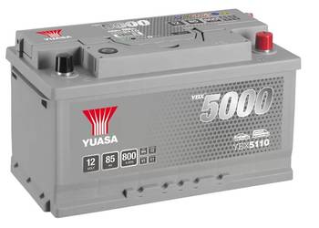 Akumulator Yuasa Silver 12V 85Ah 800A Prawy Plus