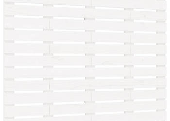 Wezgłowie łóżka białe 106x3x915 cm lite drewno sosnowe WM-824664