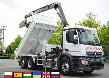 Mercedes-Benz Antos 2536 6x2-4 / 99 tys.km!/ HDS HIAB 111 B-2 Hiduo_252777