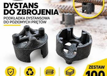 DYSTANSE ZBROJENIOWE podkładki pod zbrojenie 10/20mm otuliny BARYŁKA 100szt