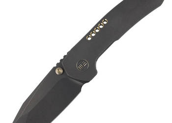 Nóż składany WE Knife Trogon Black Titanium, Black Stonewashed CPM 20CV by…