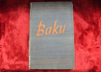 Stara książka historyczno - geograficzna Baku z 1942