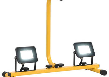 Reflektor LED z uchwytem 2x10 W zimne białe światło WM-149648