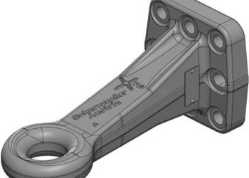 Ucho zaczepu, z kołnierzem przykręcane 50 mm 00652420A90