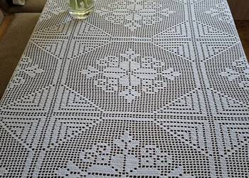 Obrus szydełkowy- rękodzieło