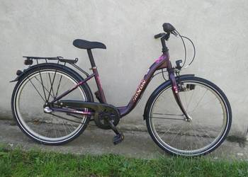 Rower niemiecki miejski 26 cali  solidny niska rama