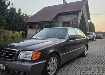 Mercedes W140 350 Turbo Diesel Dociągi Czarna Skóra