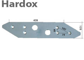 Płoza długa HARDOX 172380/L części do pługa GREGOIRE BESSON