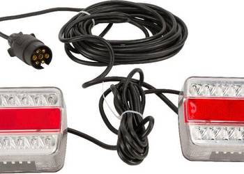 Zestaw lamp LED 12V przykręcanych przewód 7.5 m LA65015