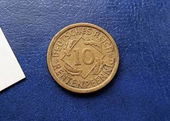 Stare monety 10 rentenpfennig 1924 A Niemcy
