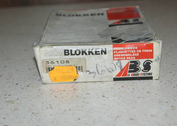 KLOCKI HAMULC. RENAULT 5 72-84 ABS 36108
