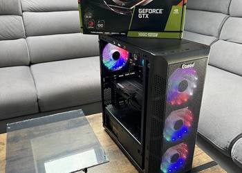 Komputer Gamingowy ARGB i5 9400f, gtx 1660 6gb super 16gb ddr4  ssd m2 +hdd