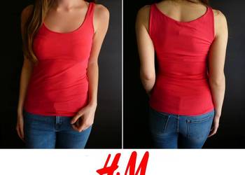 rozowa koszulka top h&m xs 34