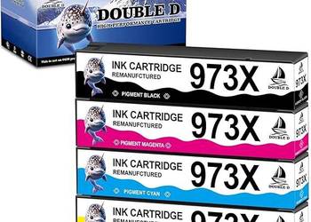 Zestaw tuszy do drukarki DOUBLE D 973X kompatybilny z HP PageWide Pro 477dw