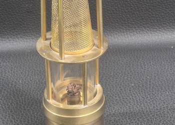 Stara lampa górnicza / benzynowa lampa pogodowa, wolflampen Gesellschaft We