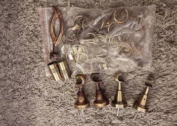 kółka wsporniki końcówka Leroy do Karnisza złoty