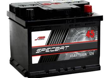 Akumulator 45Ah 380A SPECBAT  PRAWY PLUS