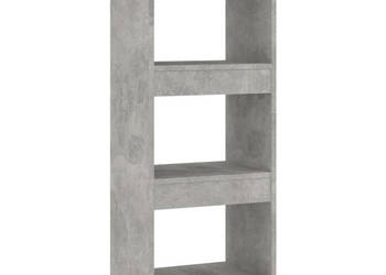 Regał na książki/przegroda szarość betonu 40x30x103 cm WM-811614