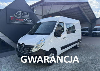 Renault Master L2H2 średniak 7 osobowy brygadówka doka 50tys.km!!