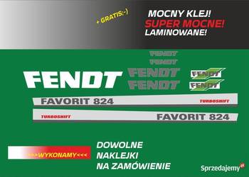 Naklejki fendt favorit 824 mocne różne modele